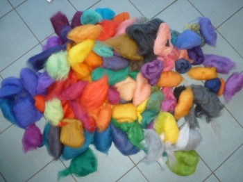 Farbe beim Spinnen Beispiel 2