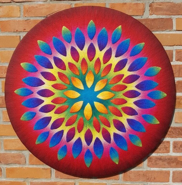 Bl&uuml;tenmandala Beispiel 1