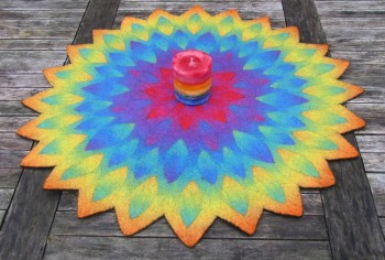 Bl&uuml;tenmandala Beispiel 3