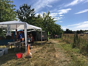 Kreativfreizeit auf Hof Balm - Teppich aus Rohwolle - ungek&auml;mmt/ ungewaschen Beispiel 1