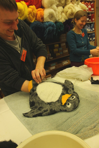 Im Filzrausch - Filzen mit Kindern Beispiel 4