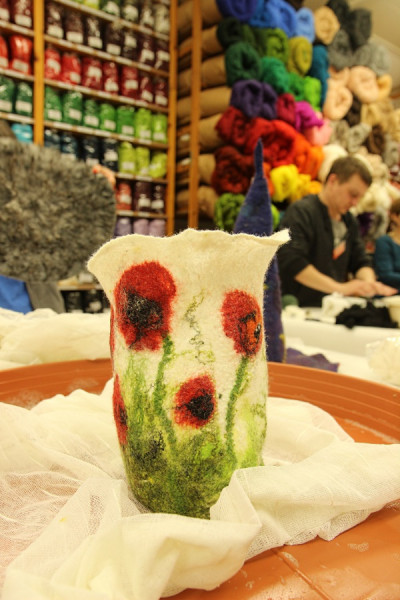 Im Filzrausch - Filzen mit Kindern Beispiel 5