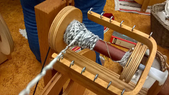 Einf&uuml;hrung - Handspindel und Spinnrad Beispiel 1