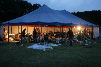 24. Altmarkcamp Filzen Spinnen Weben Beispiel 6