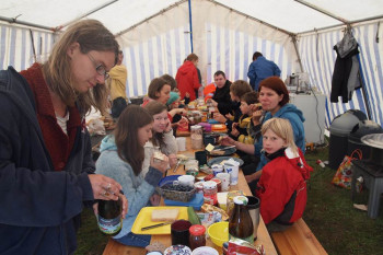 25. Altmarkkreativcamp Filzen Spinnen Weben Beispiel 4
