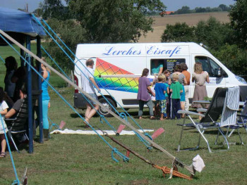 25. Altmarkkreativcamp Filzen Spinnen Weben Beispiel 5
