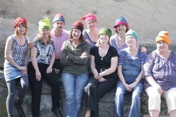 fr&ouml;hliche M&uuml;tzen f&uuml;r Sp&auml;tsommer, Herbst und Winter Beispiel 1