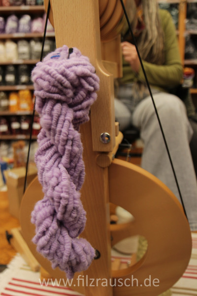 Effektgarne - Spinnen für Fortgeschrittene mit Heike Fishman Beispiel 5