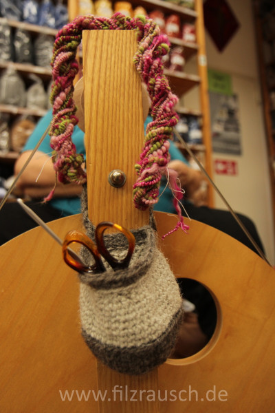 Effektgarne - Spinnen für Fortgeschrittene mit Heike Fishman Beispiel 6