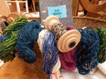 Einführung - Handspindel und Spinnrad Beispiel 2