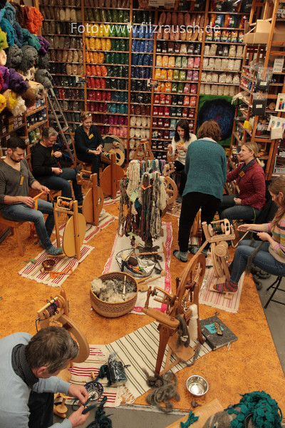 Einf&uuml;hrung - Handspindel und Spinnrad Beispiel 6