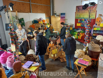 34. Wollmarkt in 85591 Vaterstetten - mit Filzrausch Beispiel 2